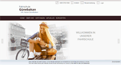 Desktop Screenshot of fahrschuleguenebakan.de